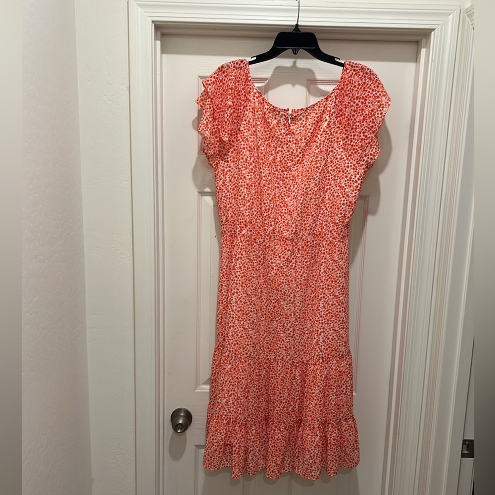 J. Crew Midi Dress With Flutter Sleeves - Picture 2 of 12